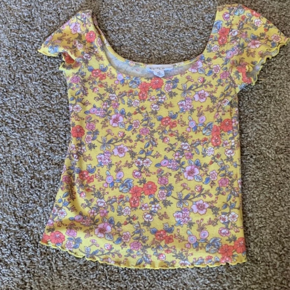 Outlaw Floral Crop Top